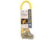 Coleman Cable 03492 2 12 3 Yellow American Contractor™ Tri Source® Extension Cord