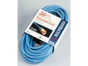 Coleman Cable 02468 06 50 14 3 Blue Hi Visibility Low Temp Outdoor Extension Cord
