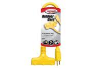Coleman Cable 04112 2 12 3 Yellow 3 Way Power Block Tri Source® Multi Outlet Extension Cord