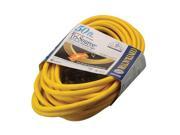 Coleman Cable 03498 50 12 3 Yellow American Contractor™ Tri Source® Extension Cord
