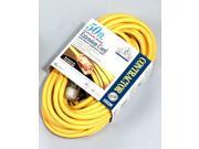 Coleman Cable 01798 50 10 3 Yellow American Contractor™ Outdoor Extension Cord