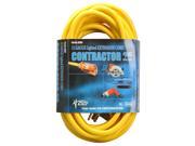 Coleman Cable 02588 50 Yellow Extension Cord