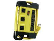 Coleman Cable 04655 88 06 8 Outlet Heavy Duty Metal Housing Workshop Surge Protector