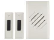 Carlon Lamson Sessons RC3732D White Wireless Plug In Doorbells