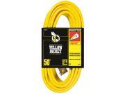 Coleman Cable 02884 50 12 3 Yellow Jacket® Extension Cord