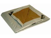 Foremost Tarp 23040 30 X 40 Silver Brown Tarp