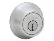 Kwikset 96600-418 Satin Chrome Single Cylinder Deadbolt