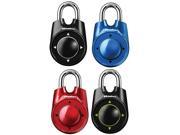 Master Lock 1500ID Assorted Colors Set Your Own Speed Dialâ„¢ Combination Lock