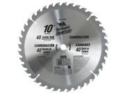 Vermont American 27196 10" 40 Tpi Trade Dutyâ„¢ Series Carbide Tipped Circular Saw Blade