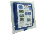 Dry Top Tarpaulins 01020 10 X 20 Blue Dry Top Polyethylene Tarpaulin