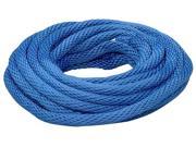 The Lehigh Group BWSBP850W P 3 8 X 50 Blue White Polypropylene Solid Braid Multifilament Derby Rope