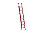 Werner D6216 2 16 Type IA Fiberglass D Rung Extension Ladder
