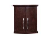 Decolav 5259-dwn Alexandra Wall Mounted Cabinet In Dark Walnut