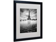 Trademark Fine Art Moises Levy Eiffel Tower Study I Matted Framed Art