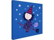 Trademark Fine Art  Carla Martell 'lovely Little Witch' Canvas Art