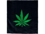 Lavish Home Marijuana Leaf Heavy Thick Plush Mink Blanket 8 pound