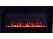 Northwest 36 Width LED Fire and Ice Electric Fireplace with Remote 36 Inch
