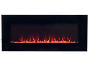 Northwest 42 Width LED Fire and Ice Electric Fireplace with Remote 42 Inch