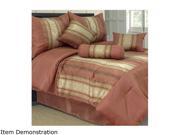 Lavish Home 7 Piece Queen Kendall Jacquard Comforter