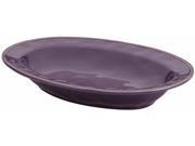 Rachael Ray Cucina Dinnerware 12 in. Stoneware Oval Serving Bowl in Lavender Purple