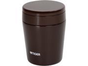 Tiger MCL A030 TC Stainless Steel Vacuum Insulated Food Jar 10 Ounce Chocolate Brown