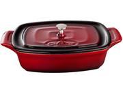 La Cuisine 7 Mini Rectangular Casserole 22 oz. Cast Iron