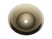 Decolav 2804 SHA Round Above Counter Resin Lavatory in Shadow