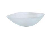 Decolav 1139T FCR Square 19mm Glass Vessel Frosted Crystal