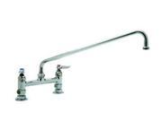 T S Brass B 0220 Deck Mixing Faucet Swing Nozzle Chrome