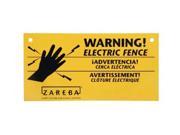 Zareba Warning Sign 10 Pack