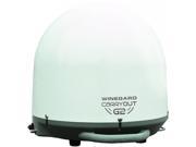 WINEGARD GM 2000 Carryout R G2 Automatic Portable Satellite TV Antenna White