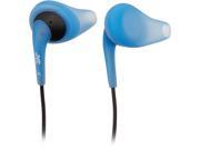 JVC HAEN10A Gumy Sport Binaural Ear Bud Headphones Blue