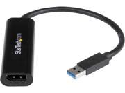 StarTech.com Slim USB 3.0 to DisplayPort Adapter External USB Video Card