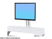 Ergotron WorkFit Single LD Monitor Kit Cart upgrade kit for LCD display white screen size 24