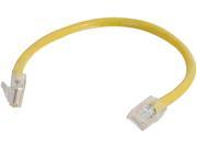 C2G Cables Cat5e Non Booted Unshielded Network Patch Cable Yellow 00946