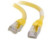 C2G Cables to Go 00863 Cat6 Snagless Shielded STP Network Patch Cable Yellow 5 Feet 1.52 Meters