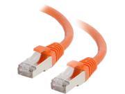 C2G Cables to Go 00882 Cat6 Snagless Shielded STP Network Patch Cable Orange 7 Feet 2.13 Meters