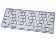 MANHATTAN 177887 White Bluetooth Wireless Tablet Mini Keyboard