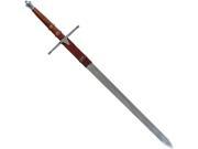 William Wallace Medieval Sword w Sheath Silver