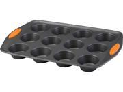Rachael Ray 54075 Oven Lovin Non Stick 12 Cup Muffin and Cupcake Pan Orange