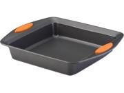 Rachael Ray 54074 Oven Lovin Non Stick 9 Square Cake Pan Orange