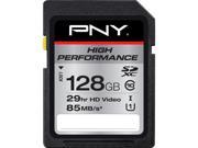 PNY 128GB High Performance SDHC UHS I U1 Class 10 Memory Card Speed Up to 85MB s P SDXC128U185 GE