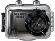 Sharper Image SVC555 Digital Camcorder HD White 16 9 4X Digital Zoom USB microSD Card Memory Card Wearable Helmet Mount Bike Mount