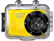 Sharper Image SVC555 Digital Camcorder HD Yellow 16 9 4X Digital Zoom USB microSD Card Memory Card Wearable Helmet Mount Bike Mount