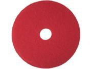 3M Corporation MCO 08391 16 Inch 5100 Low Speed Floor Buff Pad Red Case of 5
