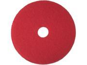3M Corporation MCO 08393 18 Inch 5100 Low Speed Floor Buff Pad Red Case of 5