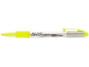 Z HL Three Chamber Liquid Highlighter Chisel Tip Yellow 12 Pk