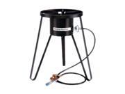 Style: Accessories Fuel Type: Liquid Propane Total BTU Output: 160000 Number of Burners: 1 Includes Hose: Yes Additional Features: 160,000 BTU heating capacity with high/low burner
