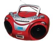 SUPERSONIC PORTABLE MP3 CD CASSETTE RED