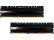 Avexir Core Series Blue LED 8GB Kit 2 x 4GB Dual Channel 240 pin DDR3 SDRAM DDR3 1600 PC3 12800 Desktop Memory Module AVD3U16001104G 2CW